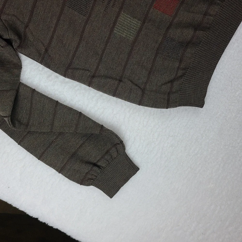 St. Croix Sweater Mens XL Brown Knits‎ Crewneck Sweatshirt Wool VTG Vintage USA